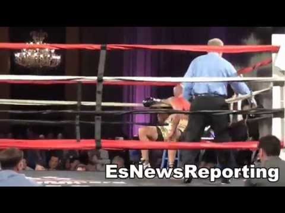 Boxing Star Natu Visinia wins via monstar KO! esnews boxing