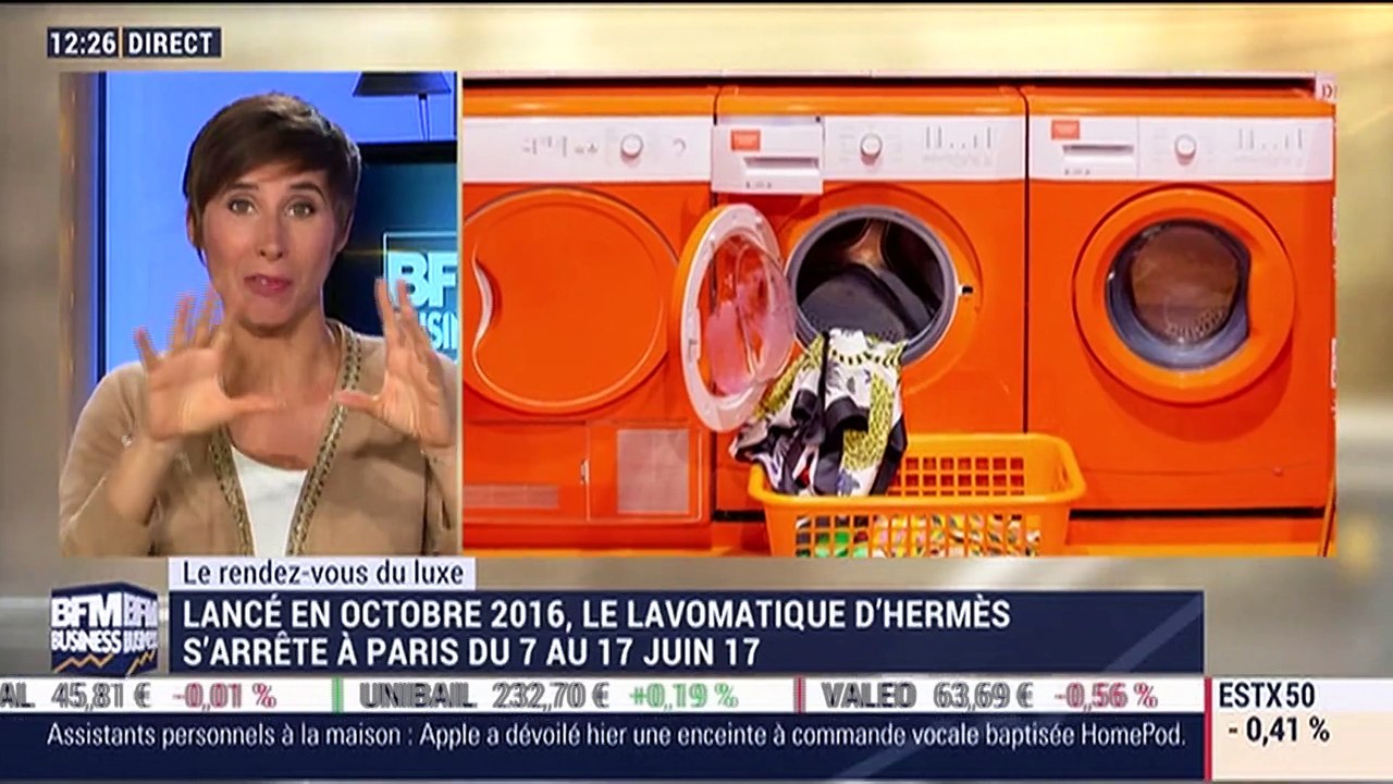 Le Rendezvous du Luxe Le lavomatique d'Hermès débarque à Paris