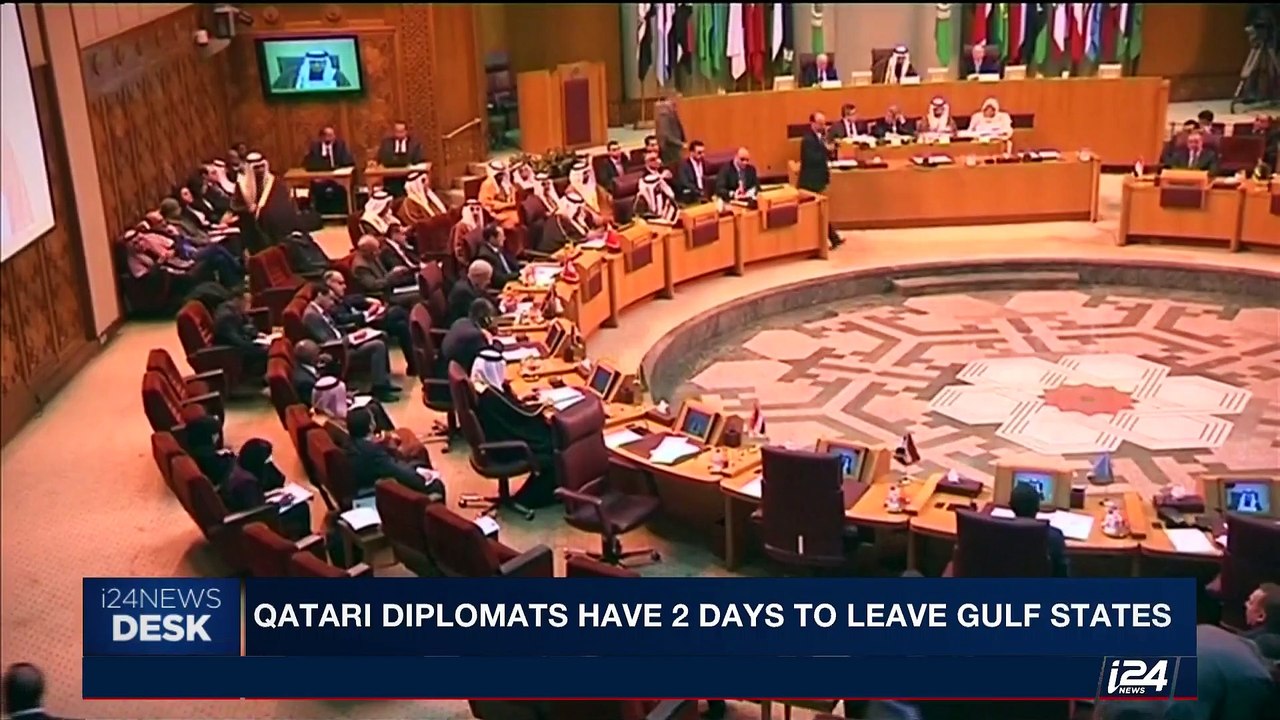 i24NEWS DESK | Qatari diplomats have 2 days to leave Gulf States | Tuesday, June 6th 2017