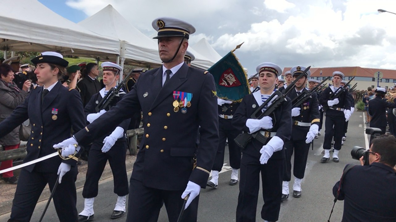 73e D-Day. Cérémonie de l'école des fusiliers marins de Lorient