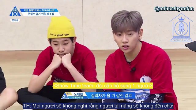 [Nasa Subteam][VIETSUB] Yoon Jisung x Noh Taehyun tranh cãi (Produce 101 Season 2 Ep 9) CUT