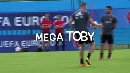 "Toby Toby, ik voel vlinders in m'n buik": de reactie van Alderweireld op Mega Mindy-liedje