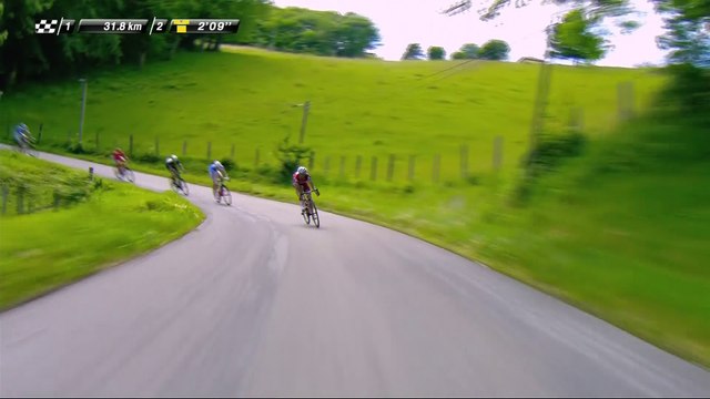 La FDJ à l'avant pour rentrer sur l'échappée / FDJ at the front to catch the breakaway - Etape 3 / Stage 3 - Critérium du Dauphiné 2017