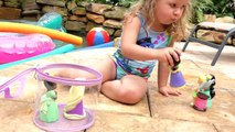 Дисней играть Принцесса сюрприз игрушка ✿ принцессы ариэль и рапунцель в ванной принцесса диснея