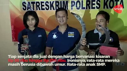 Pengakuan Gangster Pembuat Senjata Khusus Tawuran