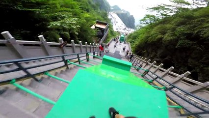 Plus long circuit de Parkour au monde en Chine !