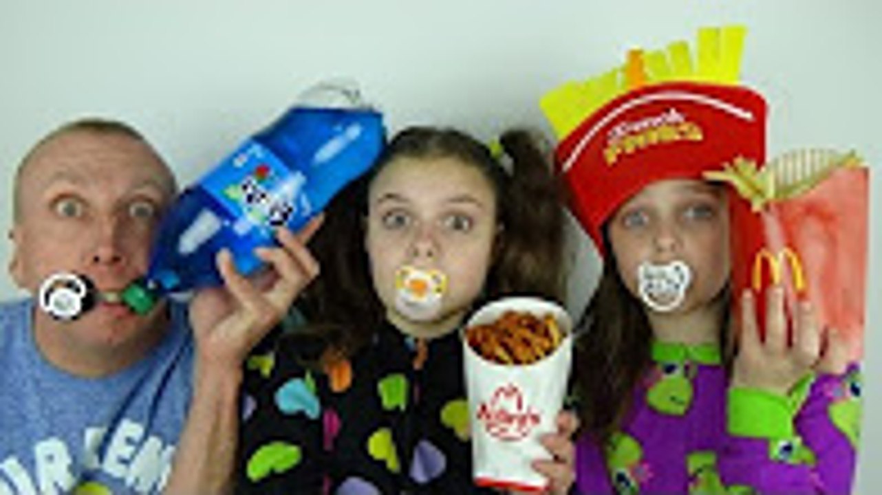 Bad Baby French Fry Soda Challenge Curly Chili Cheese Fries Victoria Annabelle Toy Freaks Bad