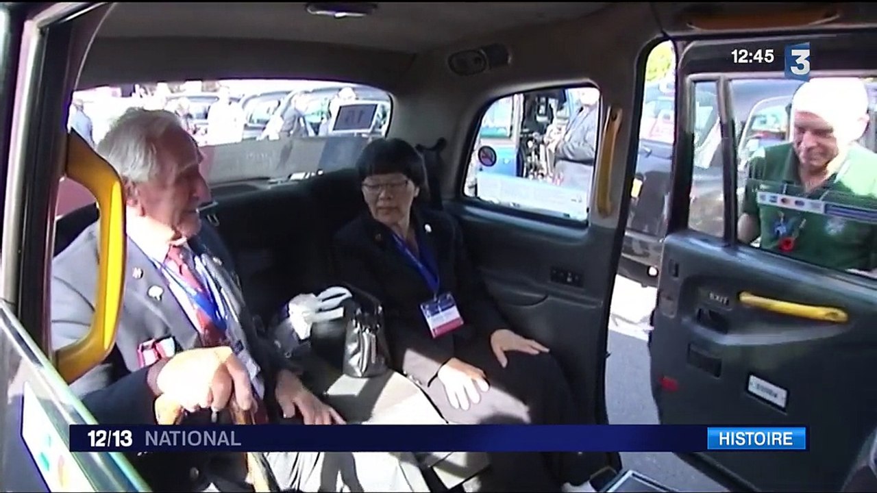 Anniversaire du Débarquement : des taxis Londoniens transportent des vétérans britanniques