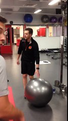 108.Train With the Flames -- Stability Ball Rollout