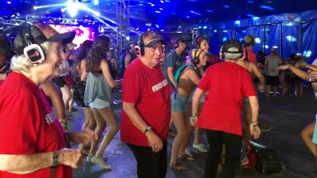 Amazing Senior Citizens Dancing At a Silent Disco - Daily Heart Beat 2016