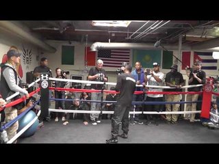 willie monroe jr gets ready for gennady golovkin - esnews boxing