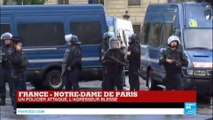 Un policier attaqué avec un marteau sur le parvis de Notre-Dame de Paris, l'agresseur blessé par balles