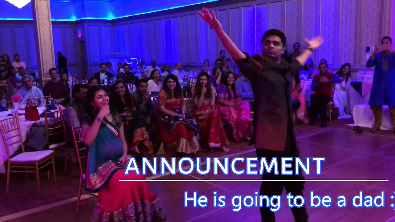 Indian baby shower surprise dance