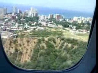 Atterrissage B 747- 400 Air France - Caracas (Venezuela)