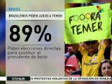 Brasil: nueva encuesta confirma rechazo popular a políticas de Temer