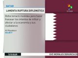 Qatar lamenta ruptura diplomática declarada por 7 naciones