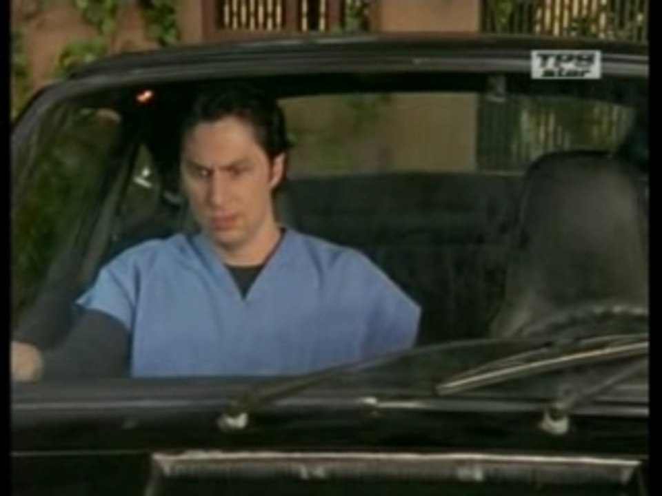 Scrubs Saison 5 JD dans la voiture de Cox