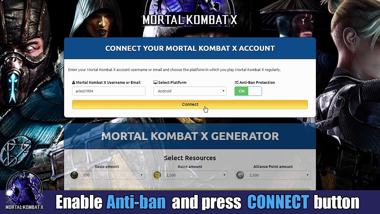 Mortal Kombat X Hack Unlimited Souls and Koins - 100% SUCCESS
