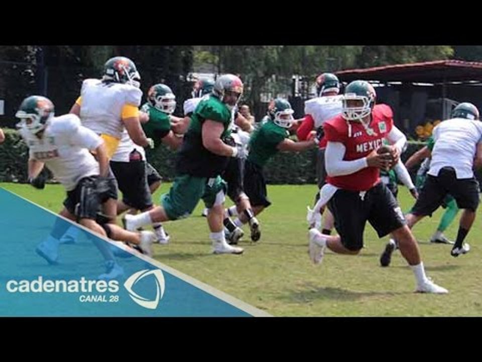 Lista la Selección Mexicana de futbol americano para el Mundial en Ohio