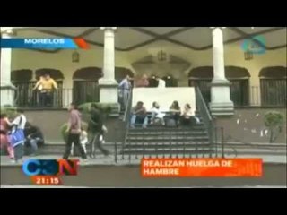 Alumnos realizan huelga de hambre en Morelos