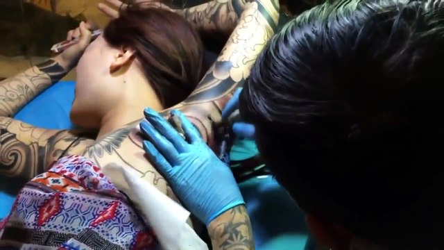 Asian Women Beautiful Full Body Tattoo - video Dailymotion