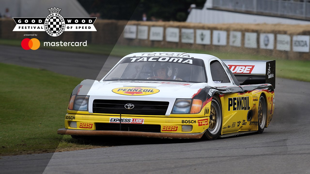 Rob Millen runs that Mighty 800bhp Toyota Tacoma ragged at Goodwood