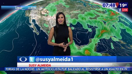 Susana Almeida Pronostico del Tiempo 6 de Junio de 2017