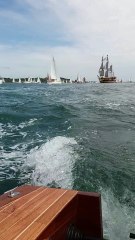 Miago à la semaine du golfe 2017 près de l'étoile du Roy