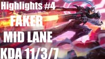 SKT T1 Faker - Lucian vs Viktor - KR LOL Highlights - 페이커 루시안