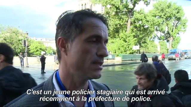 Le policier agressé sur le parvis de Notre-Dame hospitalisé