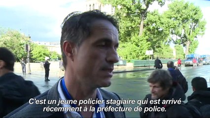 Le policier agressé sur le parvis de Notre-Dame hospitalisé