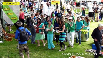 Nant Aveyron et sa brocante la "Broc'A'Nant" 2017 une réussite pour la 8ème année grâce aussi à la météo.