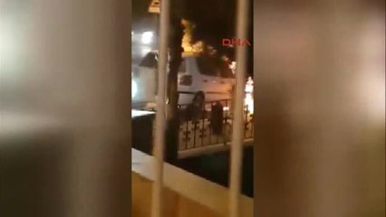 Gaziantep'te Seyir Halindeki Otomobil Alev Aldı