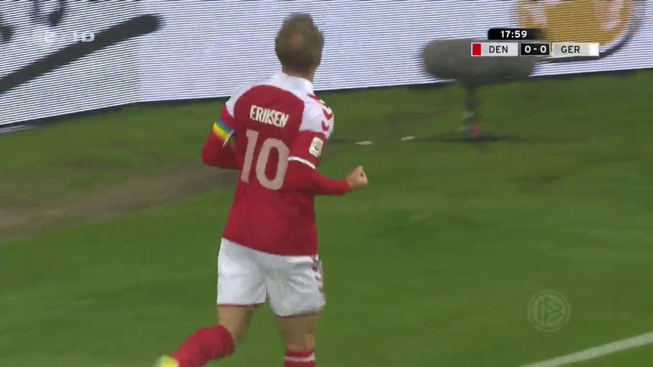 Christian Eriksen Goal HD - Denmark 1 - 0 Germany - 06.06.2017 (Full Replay)