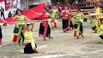 Dayak Dance in Dayak Gawai Tradition Festival in West Kalimantan Province in Borneo