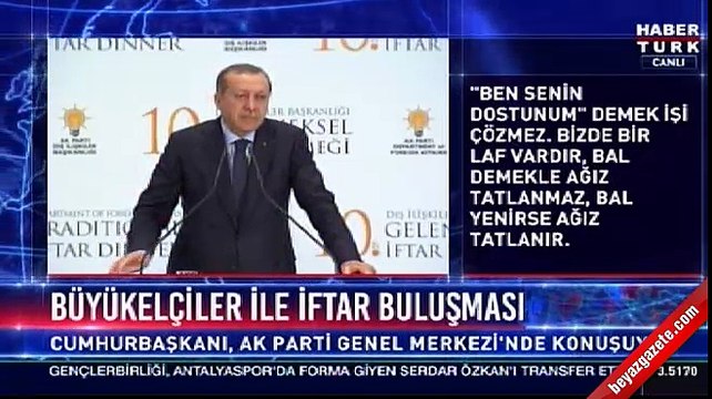 Cumhurbaşkanı Erdoğan: DEAŞ'a arka çıkmak doğru değildir