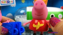 Versión parcial de programa exclusivo fiesta Avión Informe juguetes nos Unboxing de peppa pigs r