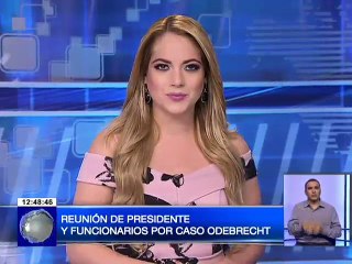 Presidente Lenín Moreno se encuentra reunido con funcionarios por el caso Odebrecht