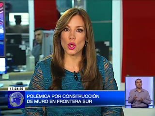 Polémica por construcción de muro en frontera sur de Ecuador