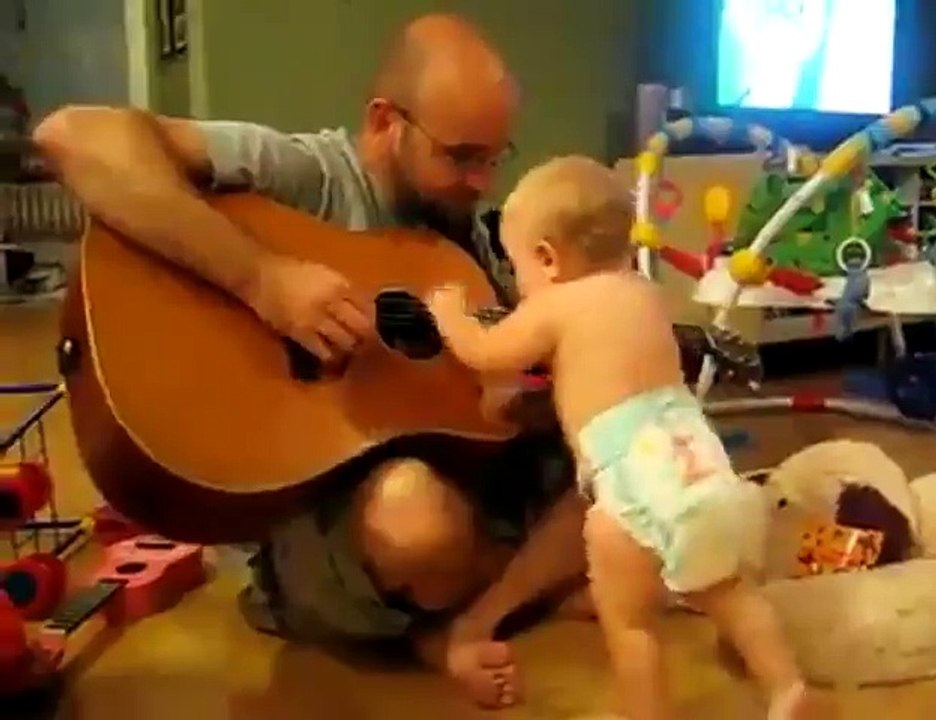 Baby Rocks Out To Bon Jovi