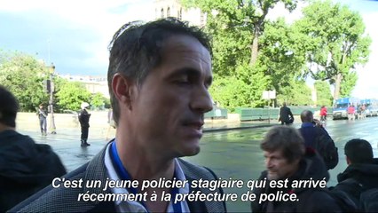 Le policier agressé sur le parvis de Notre-Dame hospitalisé