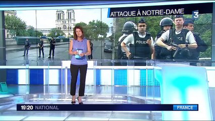 Paris : un policier agressé sur le parvis de Notre-Dame