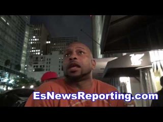 Roy Jones Jr if PACQUIAO was injured he should've pulled out of mayweather fight