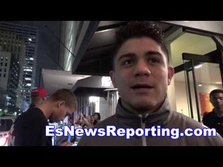 jojo diaz fighting on tv on canelo vs kirkland card - EsNews