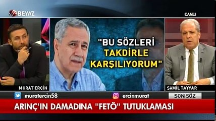 Şamil Tayyar'dan Arınç'a: Şimdi cübbeni giy damadını savun