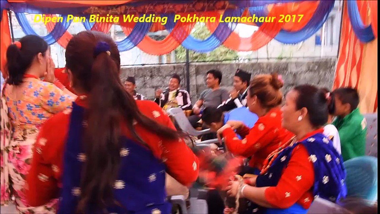 Dipen Pun Binita Wedding ,Panche Baja -झप्पै माया लाई हाल्लो भनेनी