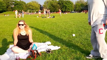 Unique freestyle raps at random girls in Roath park cardiff