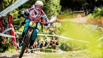 Tracey Hannah's Muddy Winning Run | UCI Mountain Bike World Cup 2017