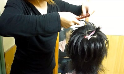 イケメンになるホストのヘアセット,スジ盛り,Hair Style,Hair set