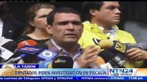 Grupo de diputados opositores denuncian ante el Ministerio Público excesos de los cuerpos de seguridad en Venezuela